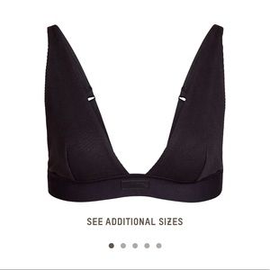 SKIMS bralette, plunge